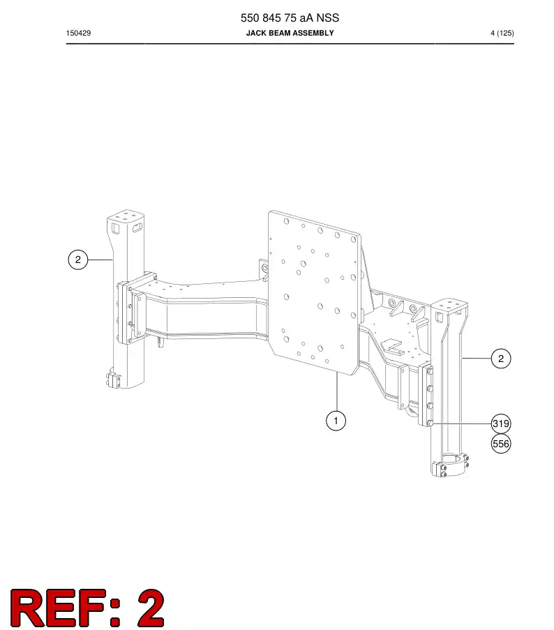 55066884a 550 668 84a Housing - Sandvik Technical Drawing