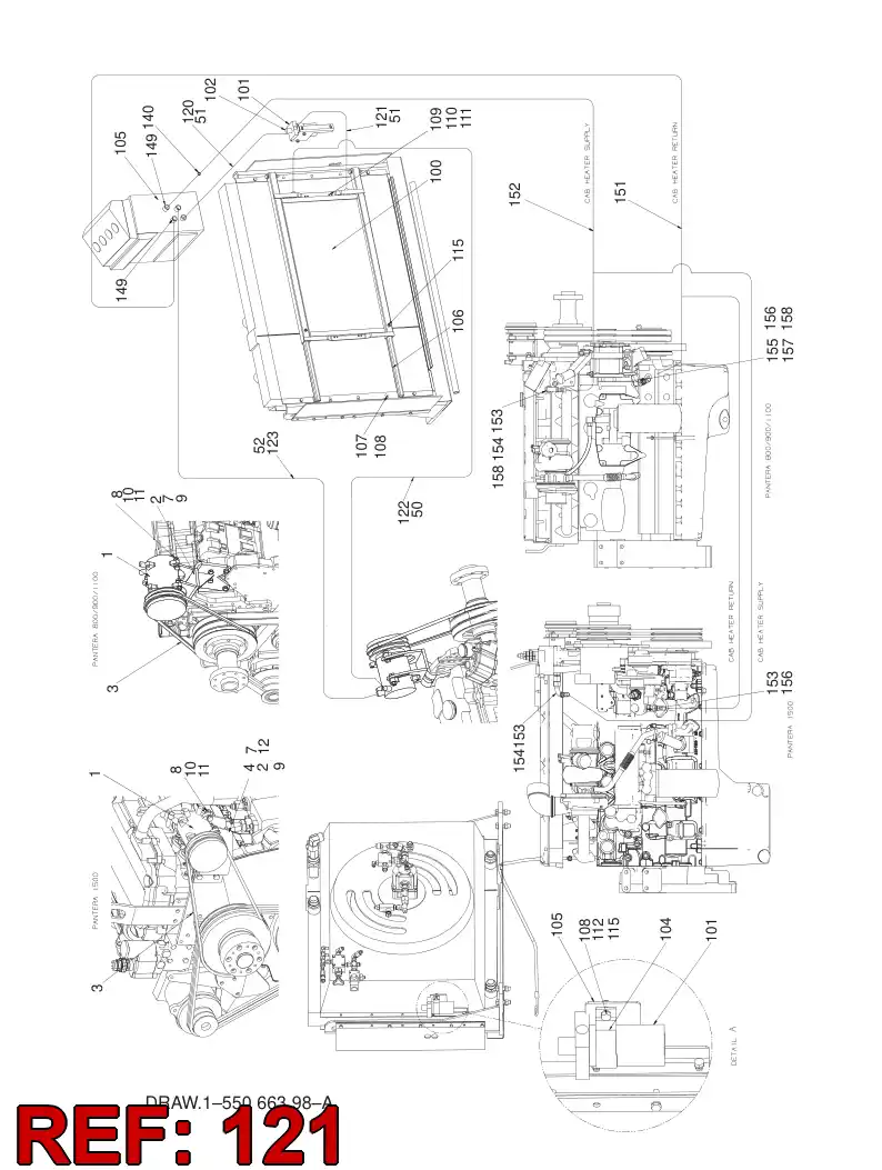 55066983 550 669 83 REFRIGERATION HOSE ASSEMBLY - Sandvik Technical Drawing