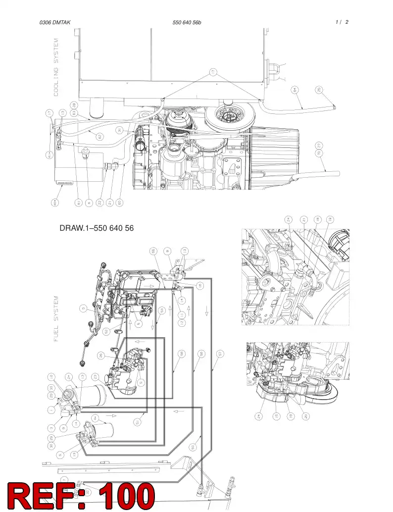 55066992 550 669 92 HOSE SET - Sandvik Technical Drawing
