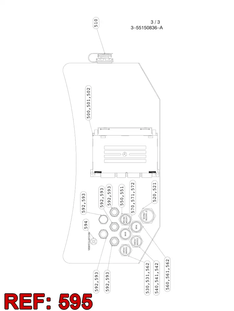 550 670 02 BOCINA - drawing