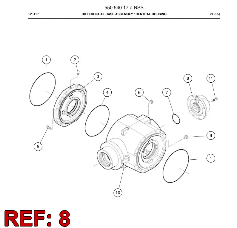 550 670 13 Support - drawing