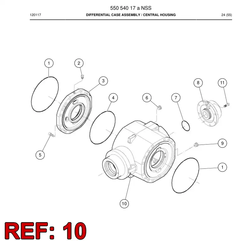 550 670 14 COMPARTIMENTO - drawing