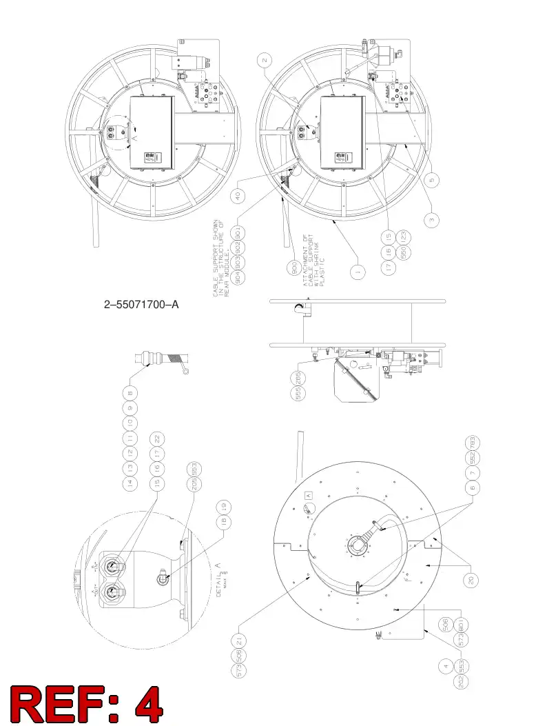 55067074 550 670 74 BRACKET - Sandvik Technical Drawing