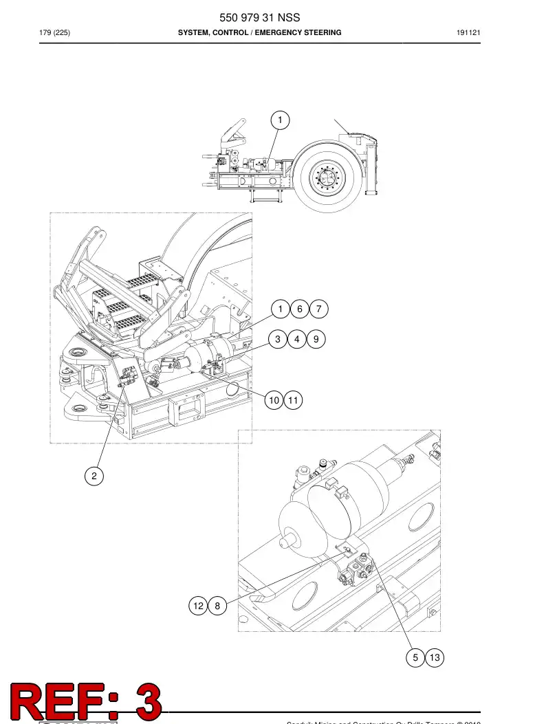55067085 550 670 85 Valve Assembly - Sandvik Technical Drawing