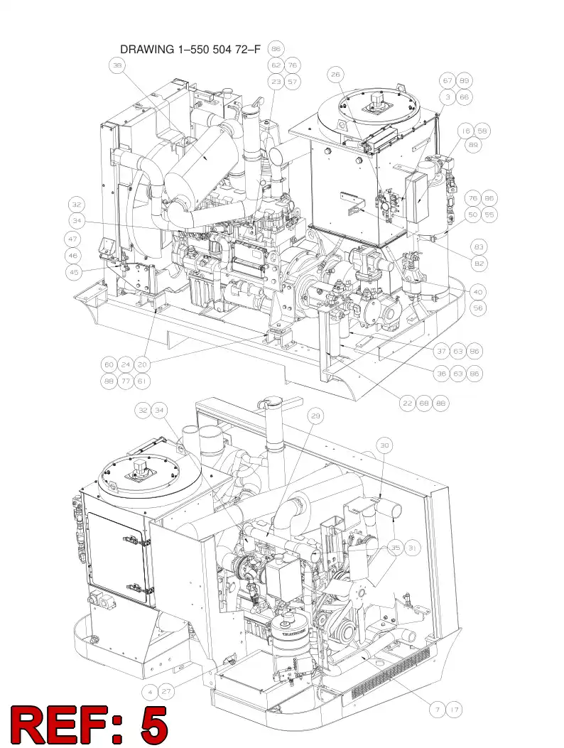 55067242 550 672 42 FASTENER ASSEMBLY - Sandvik Technical Drawing