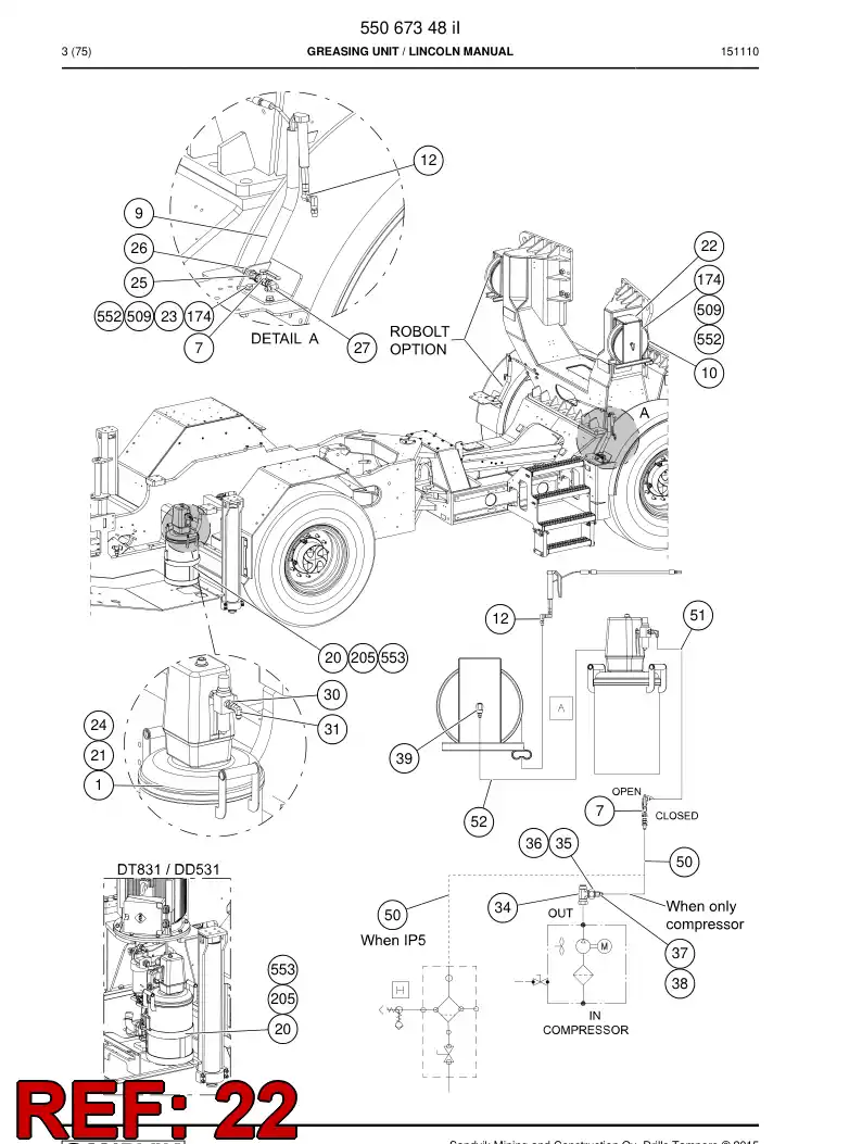 55067419 550 674 19 Bracket - Sandvik Technical Drawing