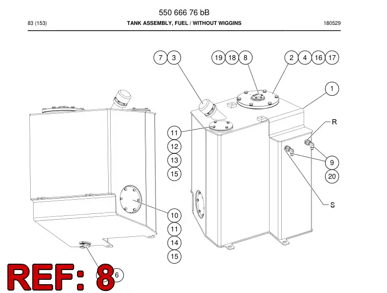 55067536a 550 675 36a Sensor - Sandvik Technical Drawing