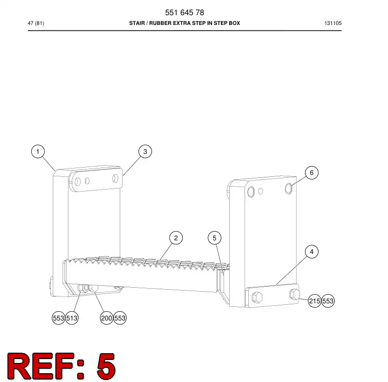 550 677 29 Spacer - drawing