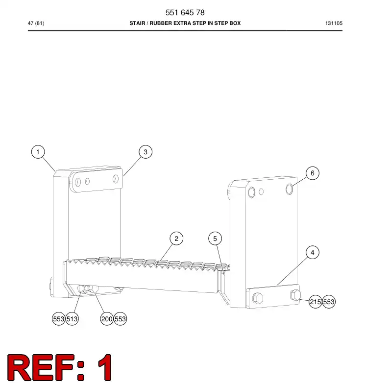 550 677 30a Rubber sheet - drawing
