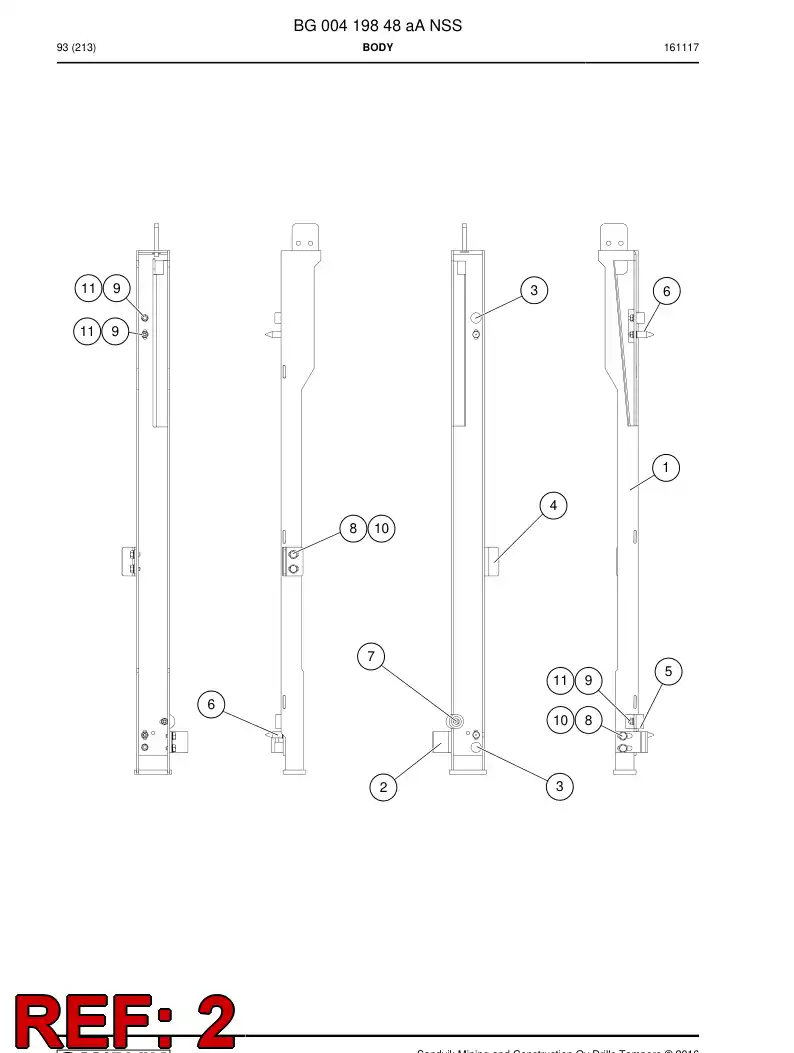 55067853a 550 678 53a Holder, Plug-In - Sandvik Technical Drawing