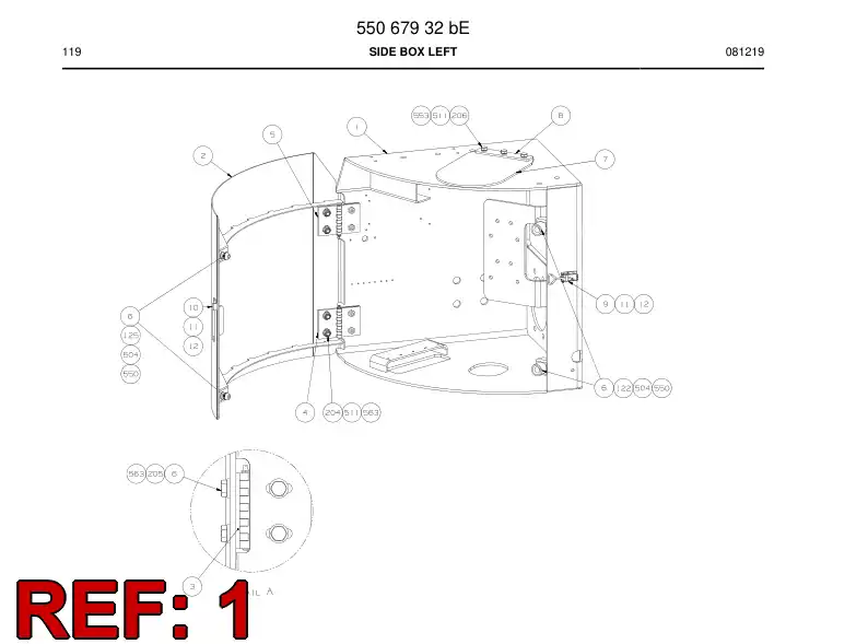 55067934a 550 679 34a Body - Sandvik Technical Drawing