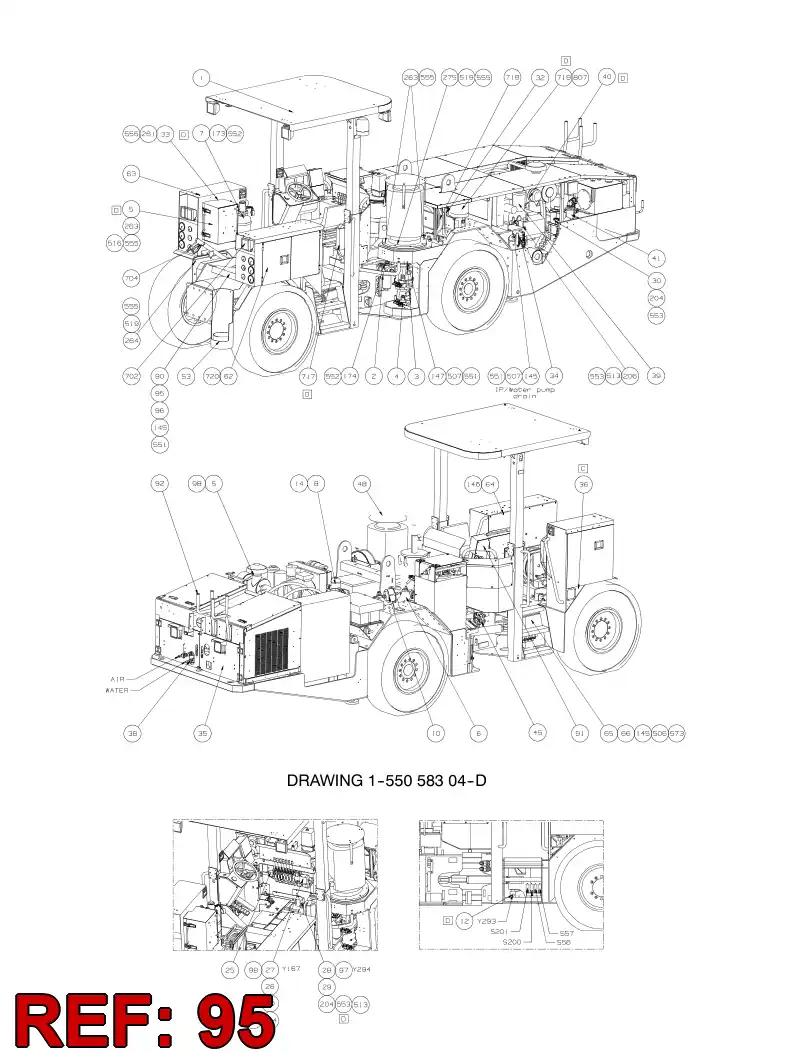 55068231 550 682 31 Plate - Sandvik Technical Drawing
