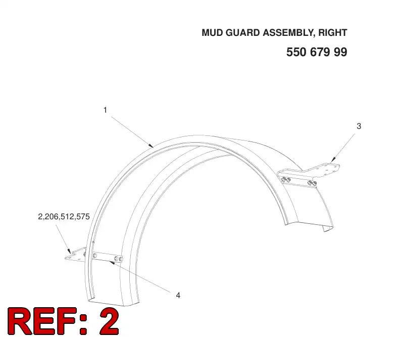 55068249 550 682 49 SUPPORTING BLOCK - Sandvik Technical Drawing