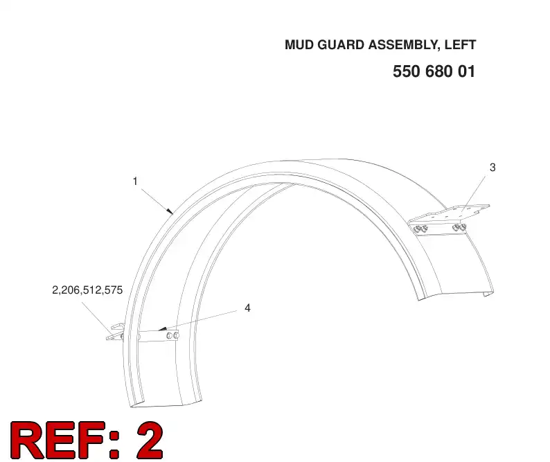 55068251 550 682 51 SUPPORTING BLOCK - Sandvik Technical Drawing