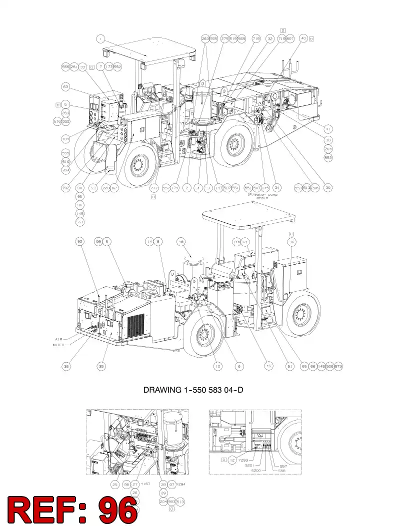 55068624 550 686 24 Rubber sheet - Sandvik Technical Drawing