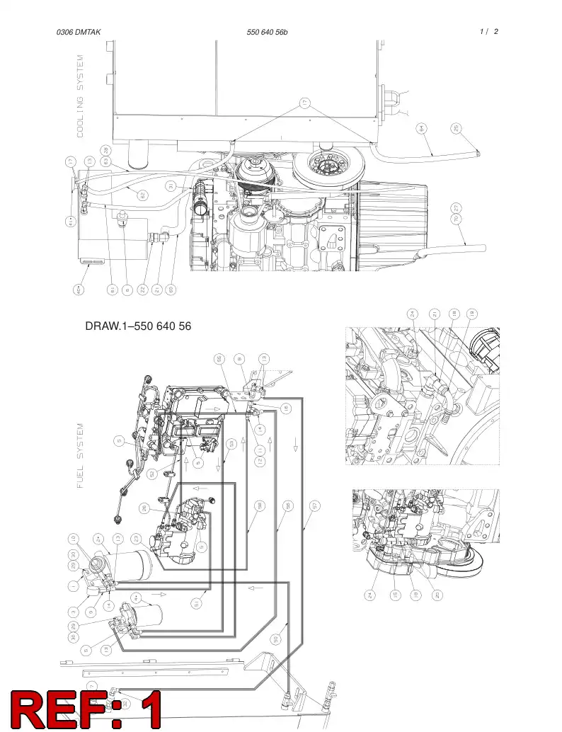 55068697 550 686 97 FUEL FILTER - Sandvik Technical Drawing