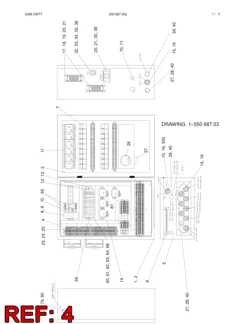 55068728 550 687 28 STAND - Sandvik Technical Drawing