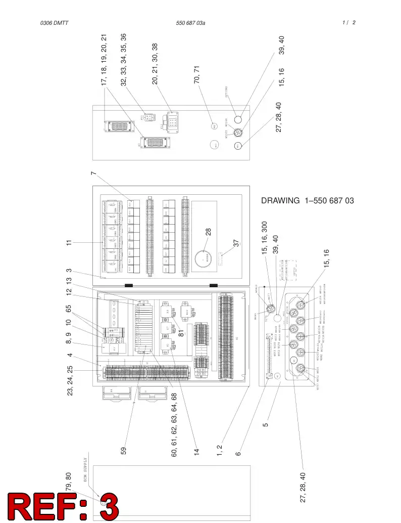 55068729 550 687 29 STAND - Sandvik Technical Drawing