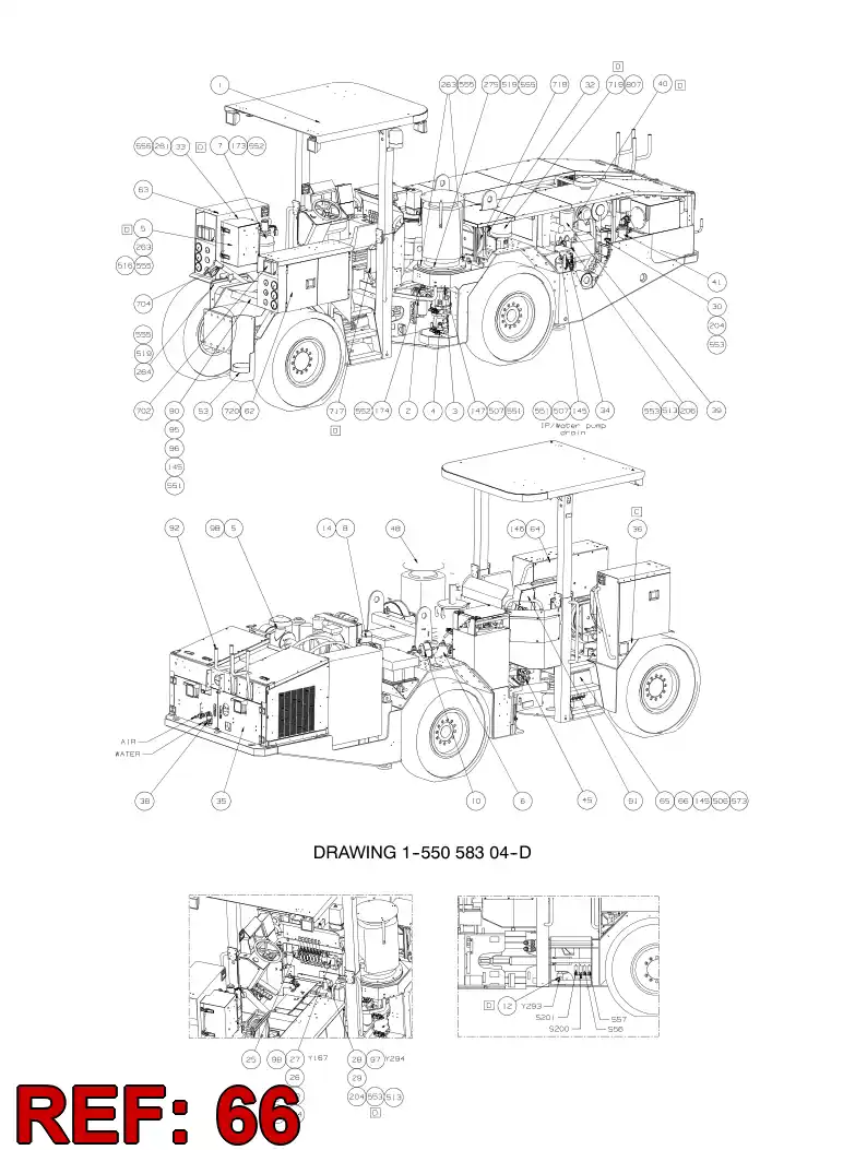 55068820 550 688 20 Rubber sheet - Sandvik Technical Drawing