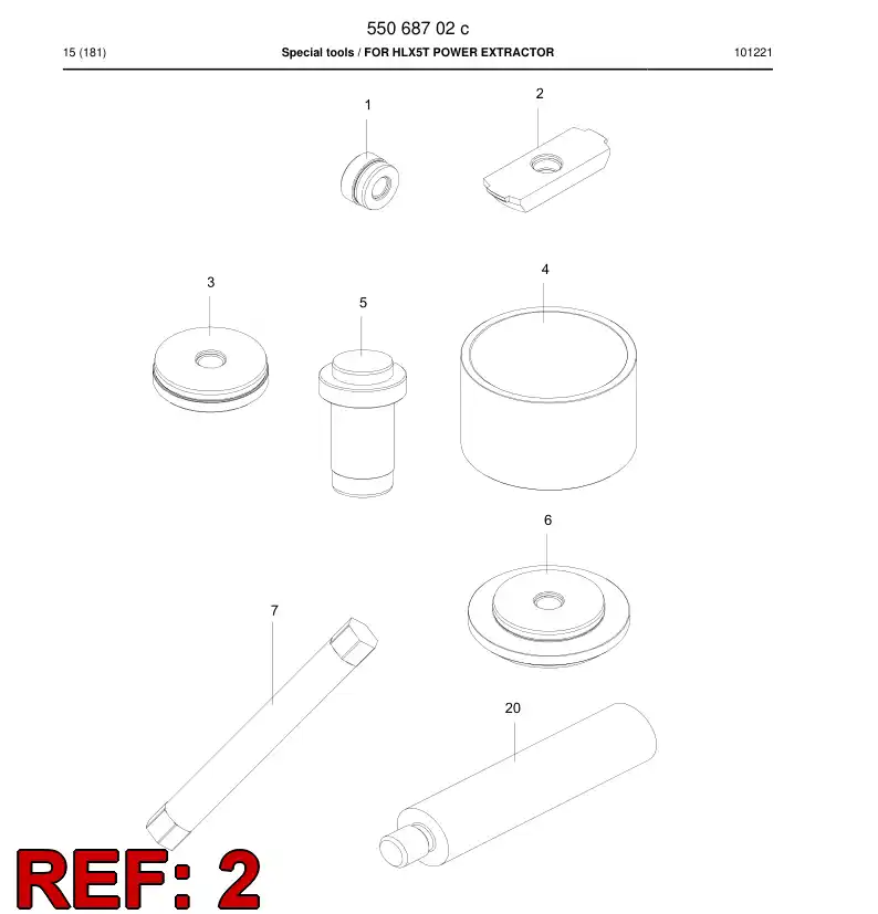 55069076 550 690 76 Punch - Sandvik Technical Drawing