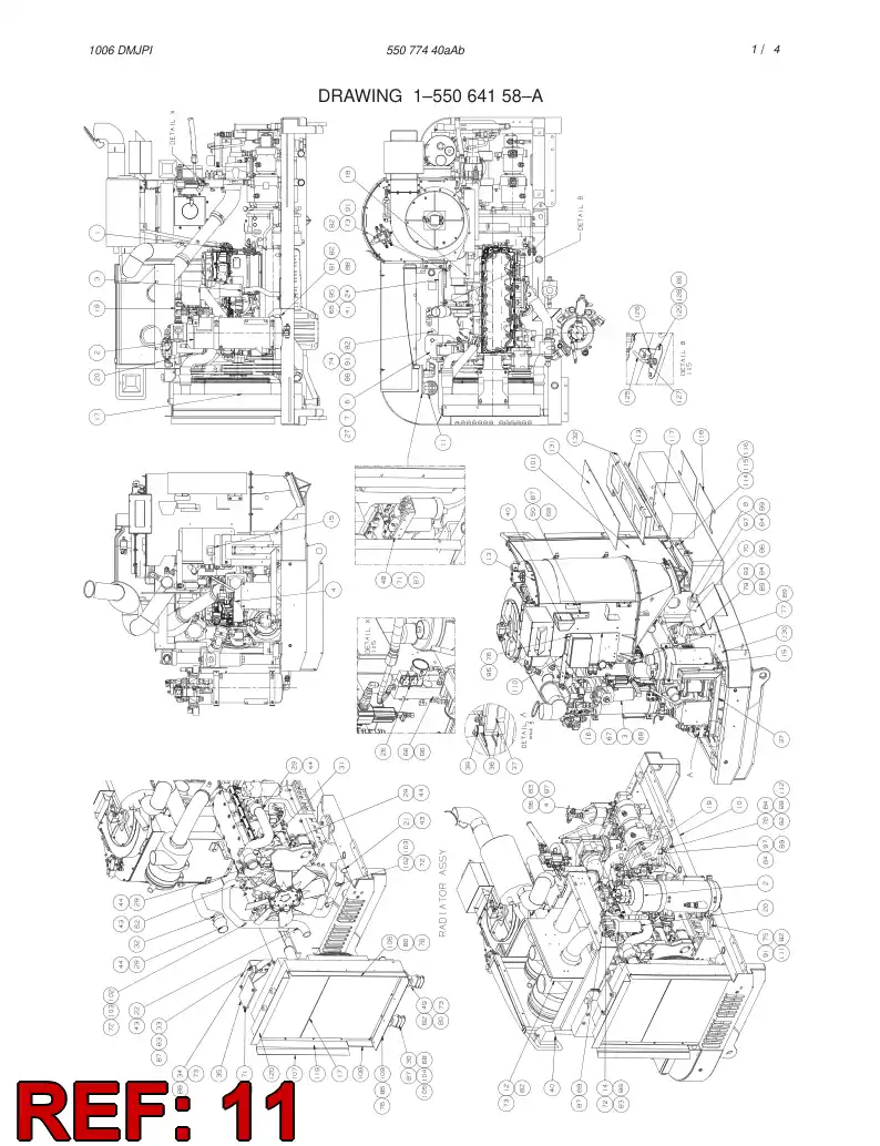 55069083 550 690 83 ASSEMBLY - Sandvik Technical Drawing
