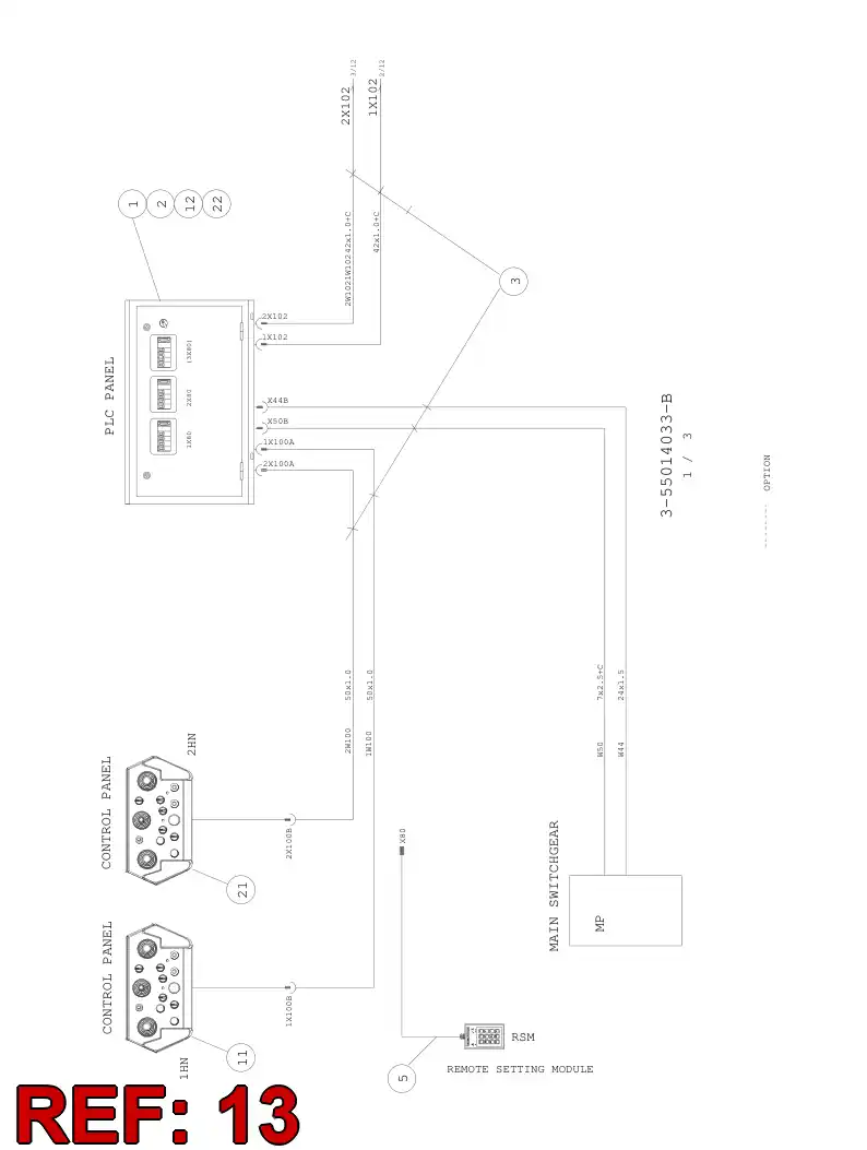 55069189 550 691 89 ELECTRIC COMPONENT ASSEMBLY - Sandvik Technical Drawing