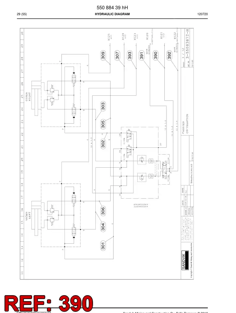 55069198 550 691 98 Pipe - Sandvik Technical Drawing