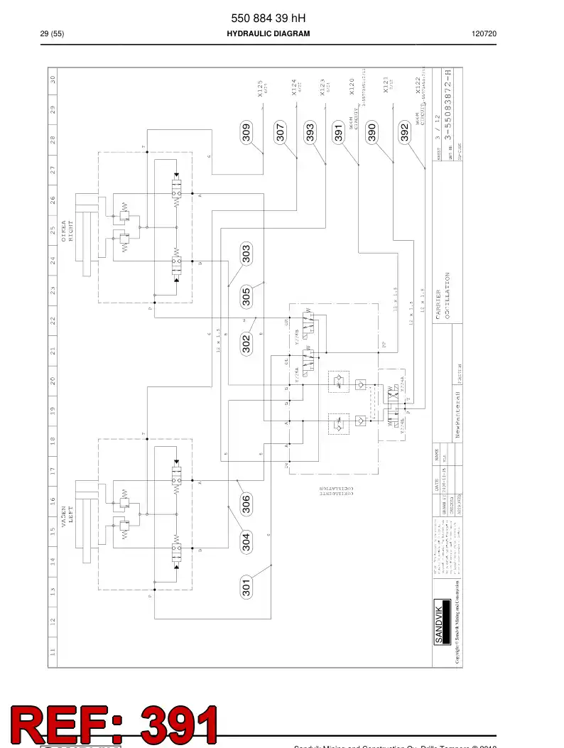 55069199 550 691 99 Pipe - Sandvik Technical Drawing
