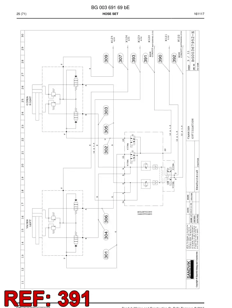 55069199c 550 691 99c Pipe - Sandvik Technical Drawing