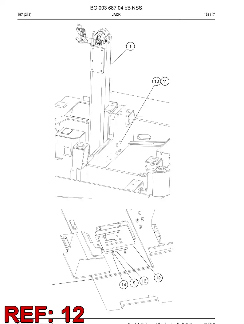 55069253b 550 692 53b Rubber sheet - Sandvik Technical Drawing
