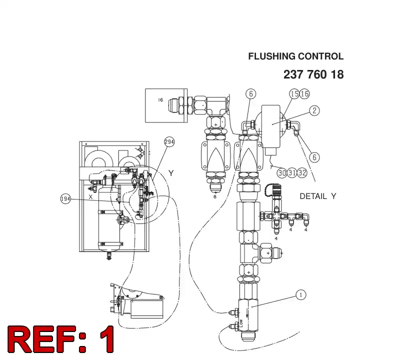 55069710 550 697 10 ADAPTER ASSEMBLY - Sandvik Technical Drawing