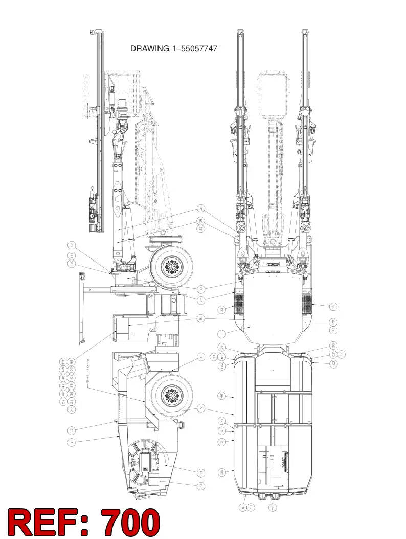 55069884 550 698 84 TRANSPORTATION DRAWING - Sandvik Technical Drawing