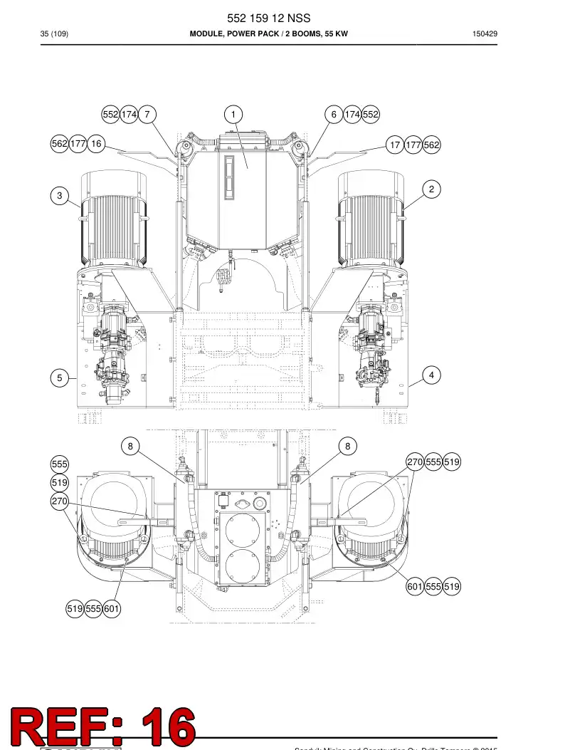 55070286b 550 702 86b Supporting block - Sandvik Technical Drawing