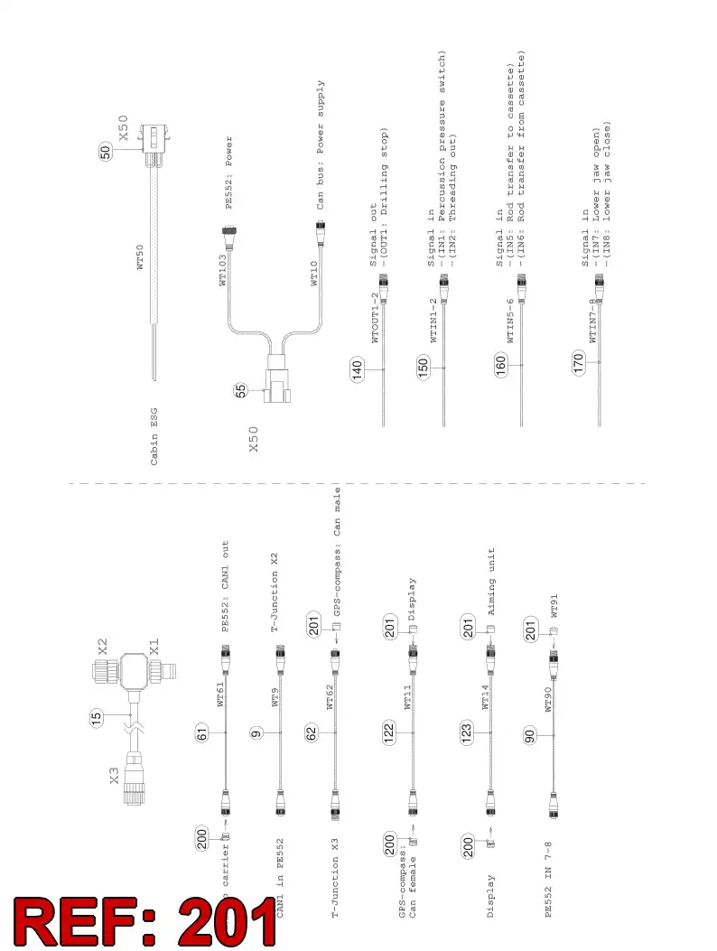 550 704 73 TAPN, PROTECCIN - drawing