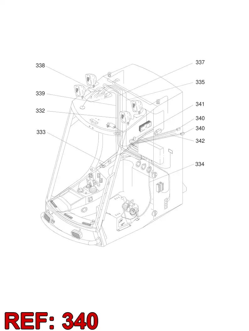 55070511 550 705 11 WIRE KIT - Sandvik Technical Drawing