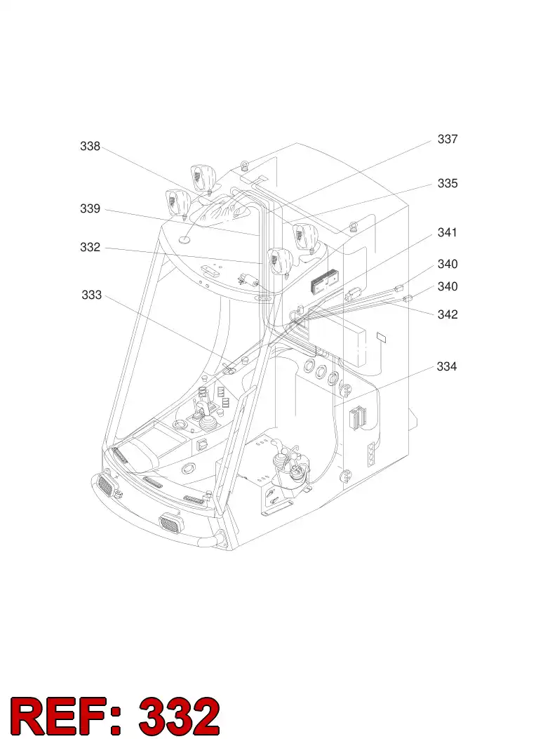 55070518 550 705 18 WIRING HARNESS - Sandvik Technical Drawing