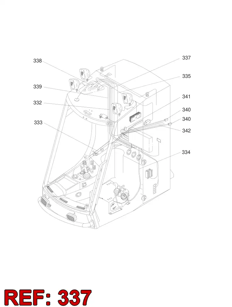 55070552 550 705 52 WIRING HARNESS - Sandvik Technical Drawing