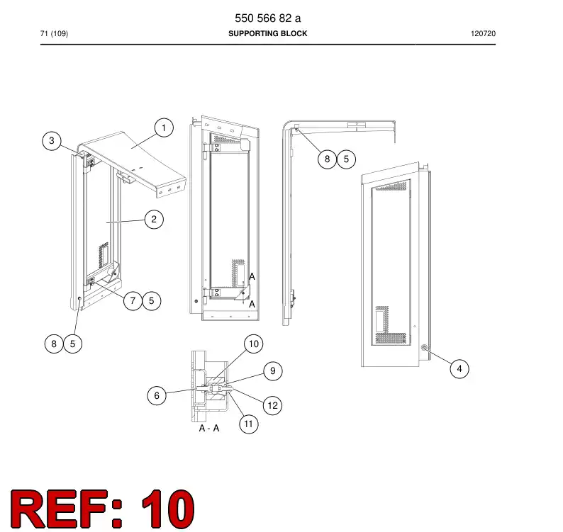 55070601 550 706 01 Plug-in holder - Sandvik Technical Drawing
