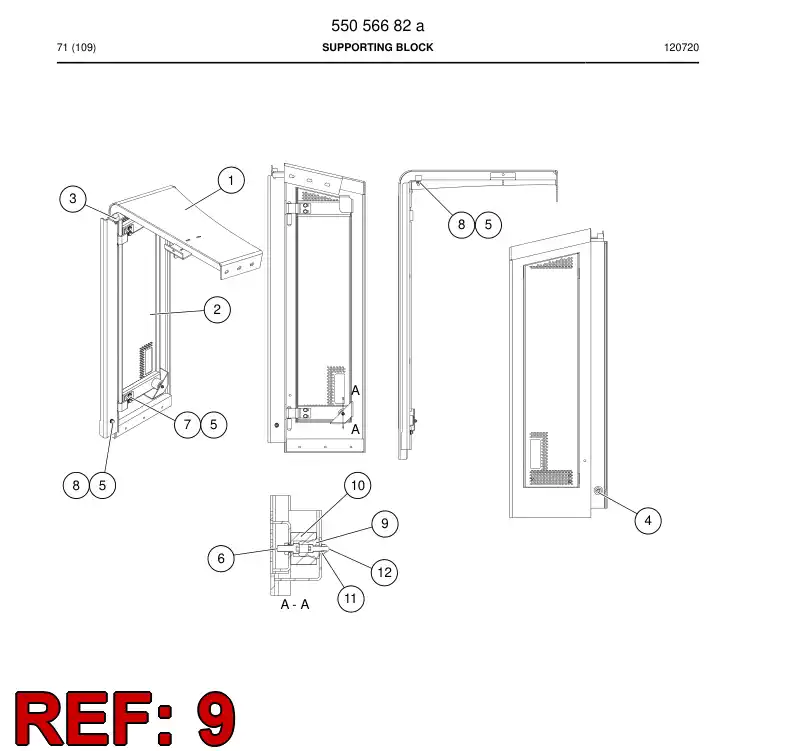 55070614 550 706 14 Plug-in holder - Sandvik Technical Drawing