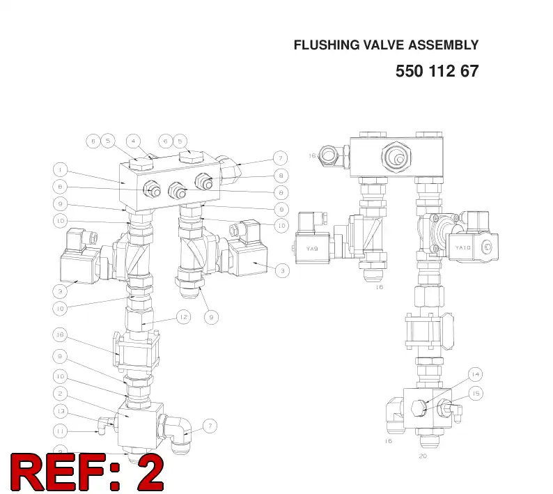 55070669 550 706 69 COLLECTING PIECE - Sandvik Technical Drawing
