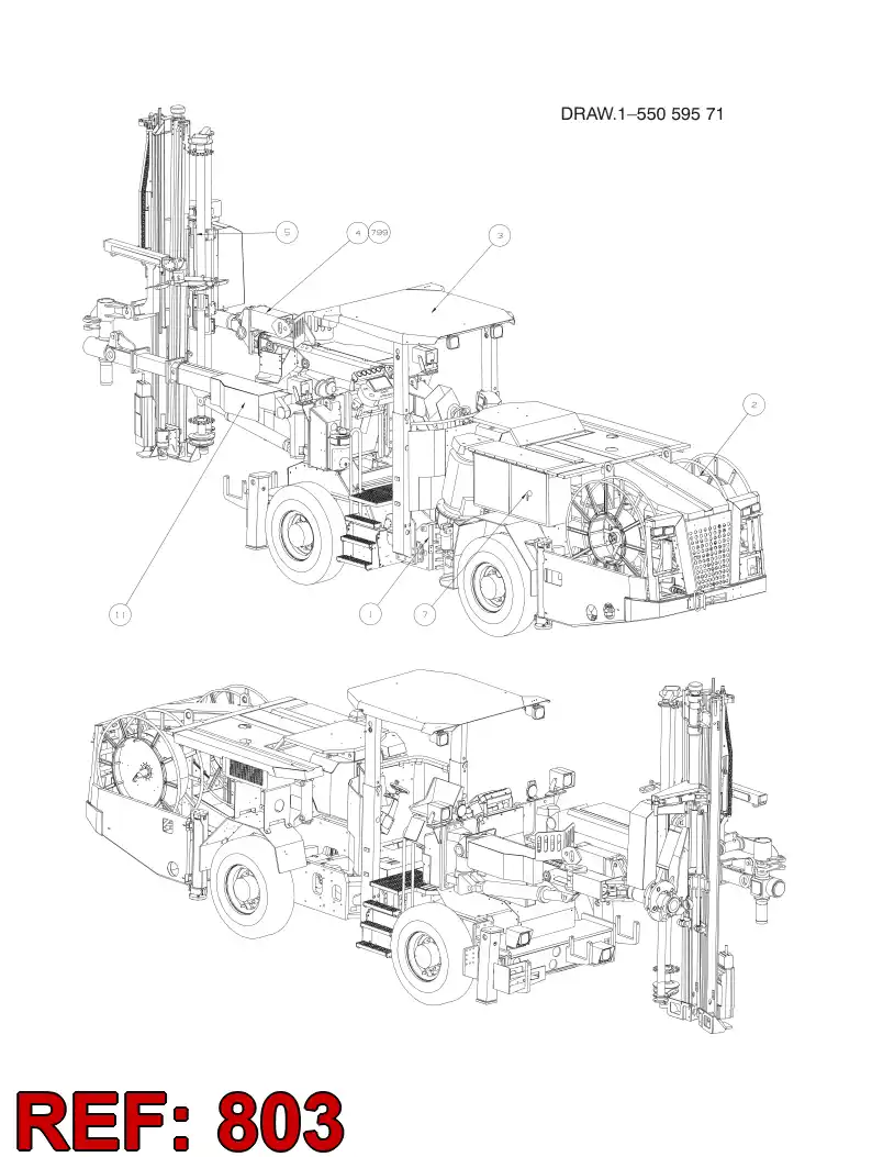 55070720 550 707 20 HOSING - Sandvik Technical Drawing