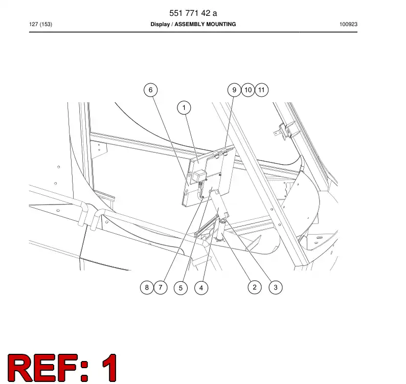 55070949d 550 709 49d Display - Sandvik Technical Drawing