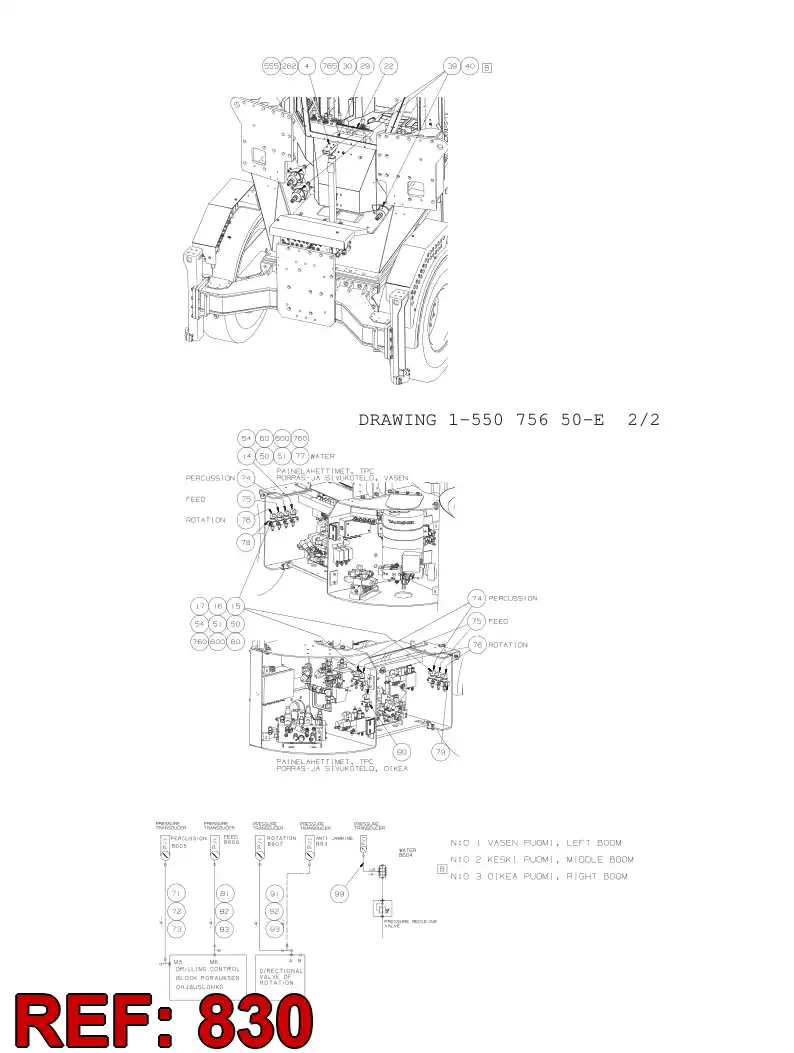 55070952 550 709 52 MEMORY DEVICE - Sandvik Technical Drawing