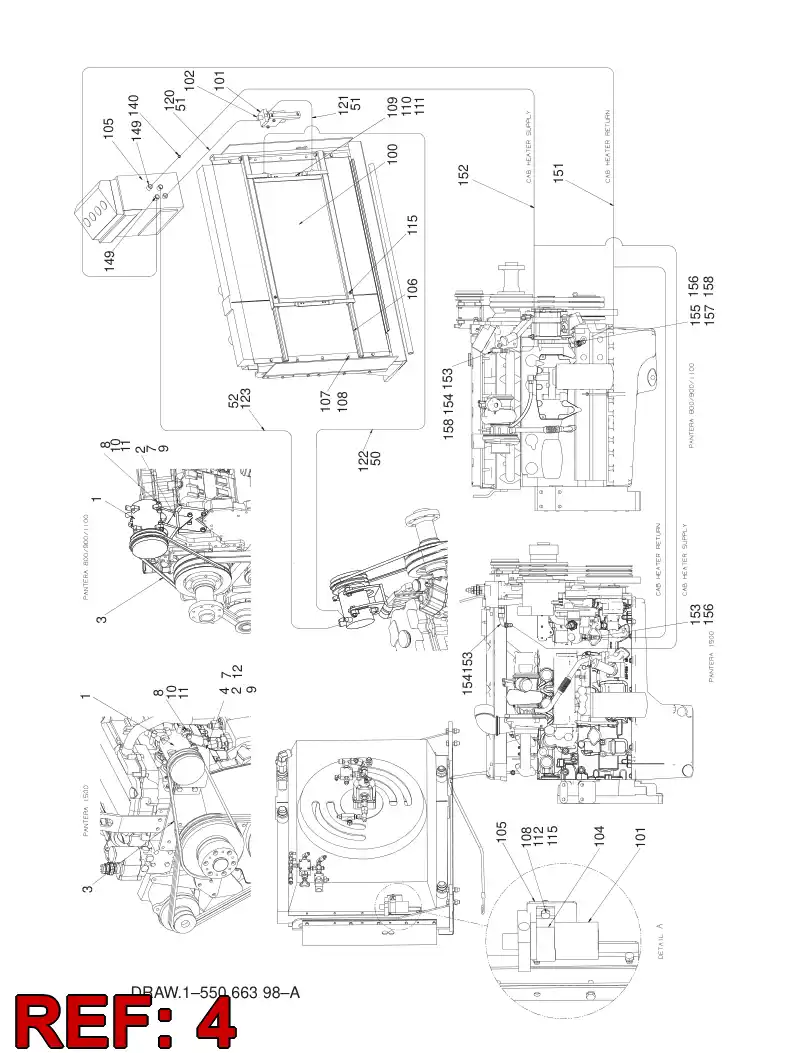 55071044 550 710 44 MOUNTING PLATE - Sandvik Technical Drawing