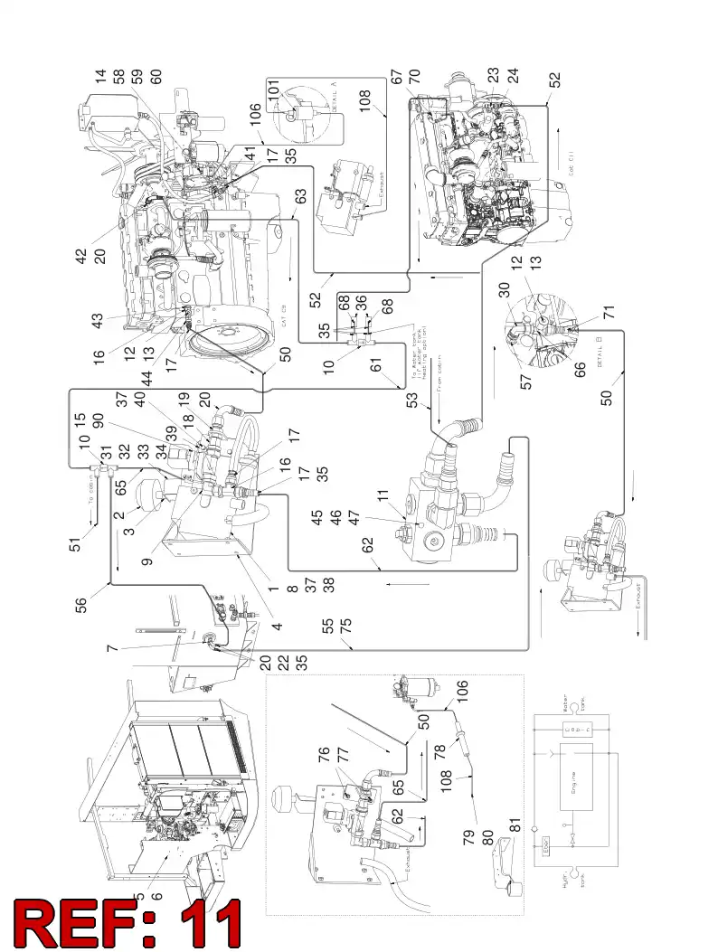 55071344 550 713 44 ADAPTER ASSEMBLY - Sandvik Technical Drawing