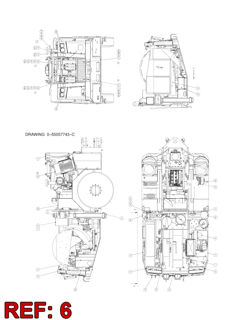 55071391 550 713 91 WATER PUMP - Sandvik Technical Drawing