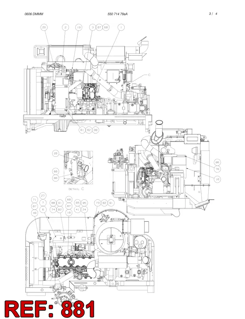 55071632 550 716 32 HOSE SET - Sandvik Technical Drawing