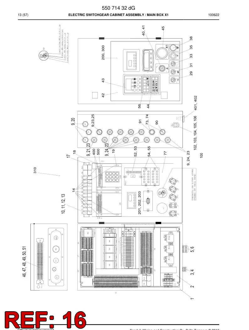 55071656 550 716 56 Dimensioning drawing - Sandvik Technical Drawing