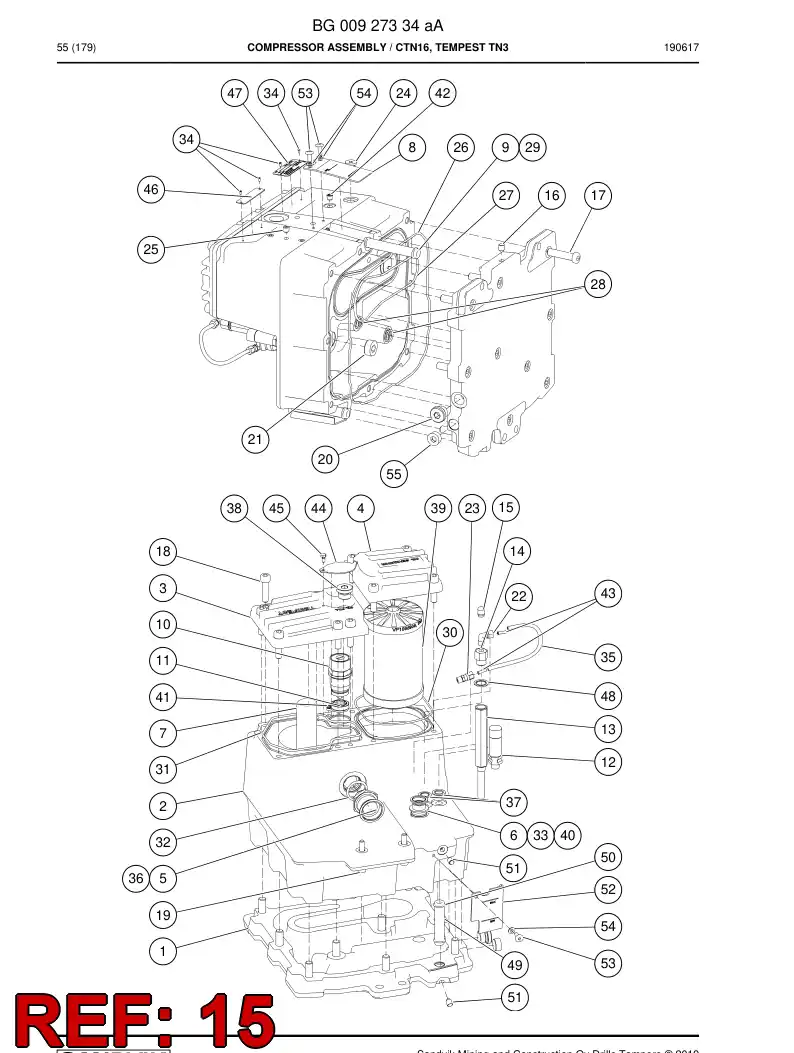 55071759 550 717 59 Filter - Sandvik Technical Drawing