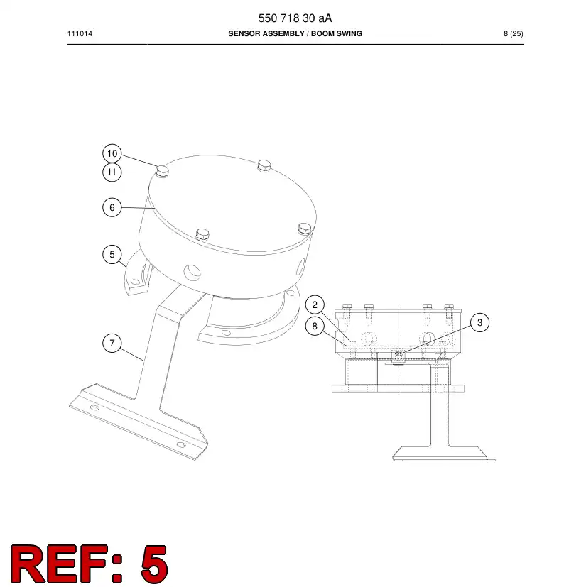 55071783 550 717 83 Housing - Sandvik Technical Drawing
